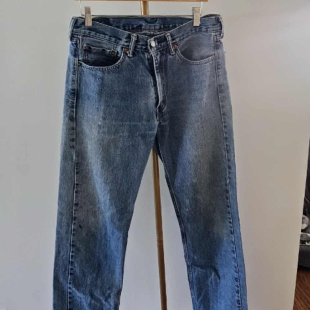 Levi's Men's Straight Jeans - Deep Blue